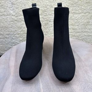 Joie Neely Womens Size 8.5 Black Sock Ankle Boots